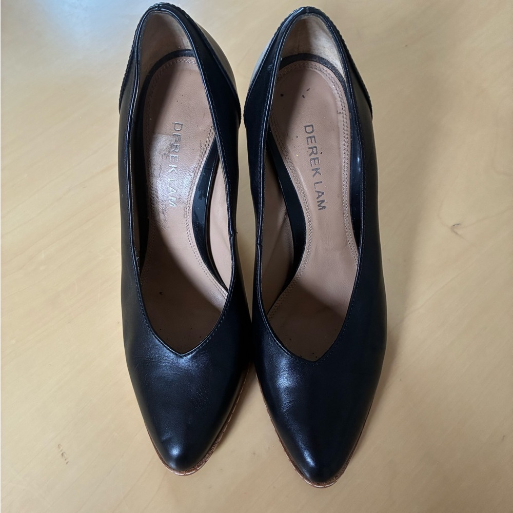 Derek Lam Black Leather Heels